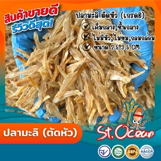 ปลามะลิ ปลาใบไผ่ตากดิบ (ตัดหัว) คุณภาพส่งออก มาตรฐาน อ.ย. Halal GMP HACCP