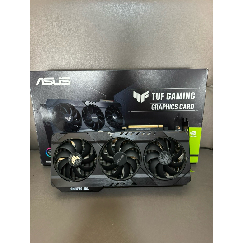 RTX3070TI/8GB ASUS TUF O8G GAMING (OC/D6) สภาพใหม่เหมือนมือ1 วอยการ์ดจอยังไม่เคยแกะ มี8ใบ เทส3dmark 