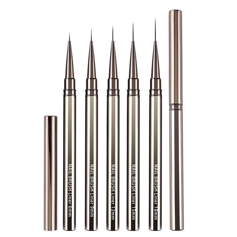 Nail brush liner แปรงเพ้นท์เล็บ เก็บงานละเอียด พรี่เมียม มีให้เลือกหลายขนาด มาใหม่ล่าสุด