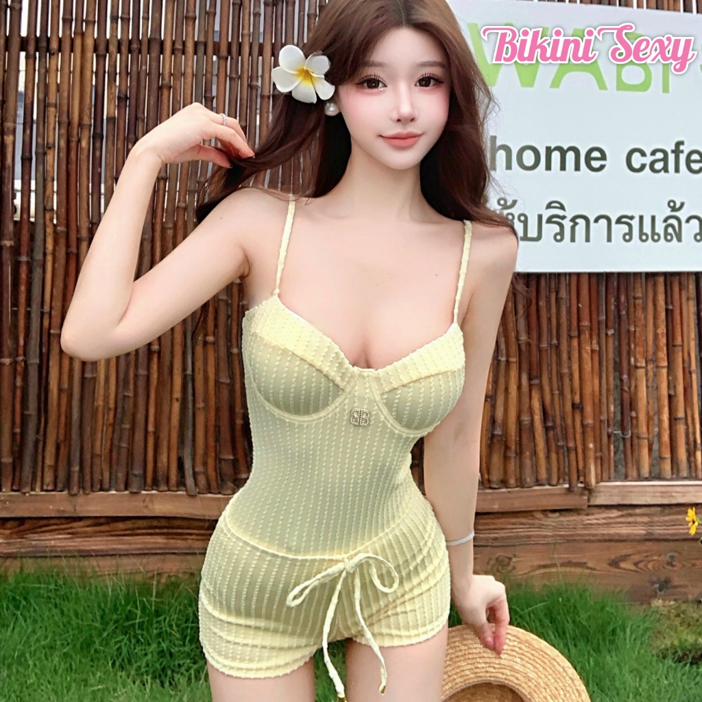 BikiniSexy 🩱🩱ชุดว่ายน้ำวันพีชเซ็กซี่ ชุดว่ายน้ำแฟชั่น ชุดไปทะเลสายเดี่ยว ชุดดําน้ํา ส่งไวจากไทย