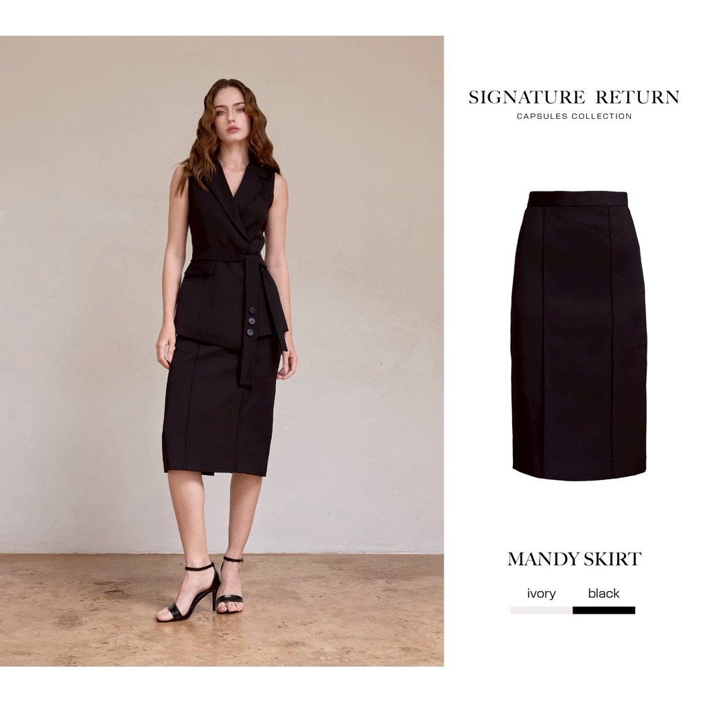 KADE กระโปรงสอบ รุ่น Mandy Skirt (KAD143)