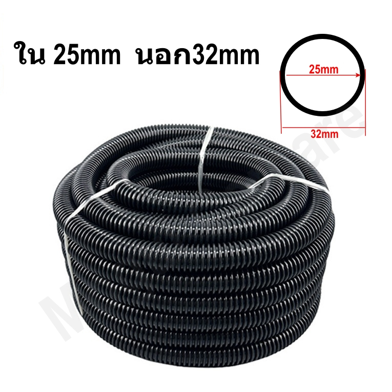 ท่อยางเครื่องดูดฝุ่นสำหรับงานคาร์แคร์และทั่วไปเส้นผ่าศูนย์กลางใน 20-50 มม. นอก 32-58 มม. ราคาต่อเมตร ท่อจะมีสีดำกับสีเทา