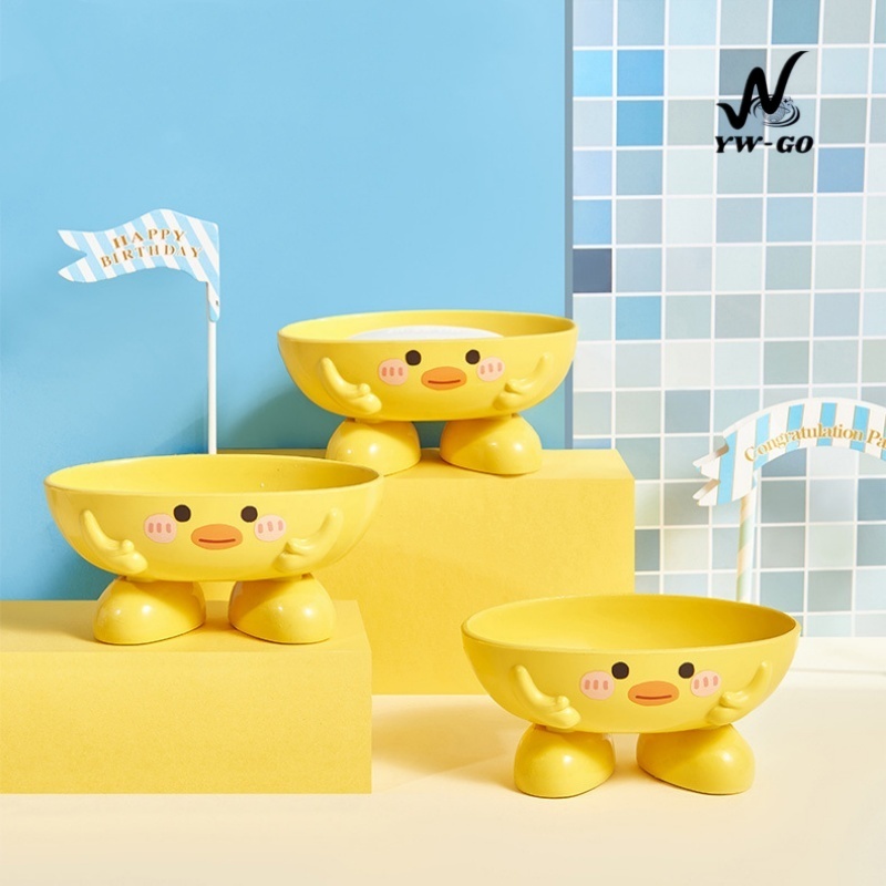 ที่วางสบู่ในห้องน้ำ มีที่ระบาย น่ารักการ์ตูนกล่องใส่สบู่ SOAP DISHES กล่องเก็บสบู่ (พร้อมส่งค่ะ) G3392