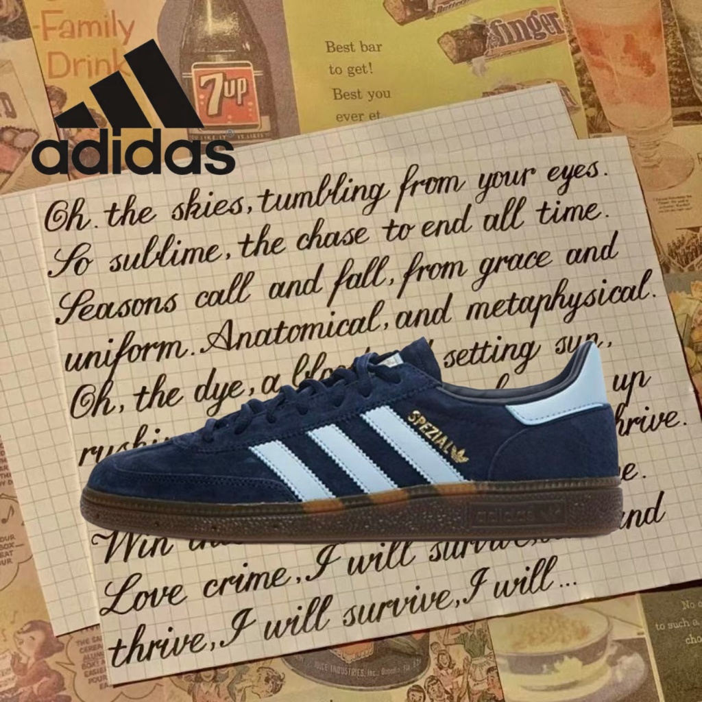 （ของแท้ 100 %）💞 adidas originals gazelle Samba OG spezial BD7633 สีน้ำเงิน