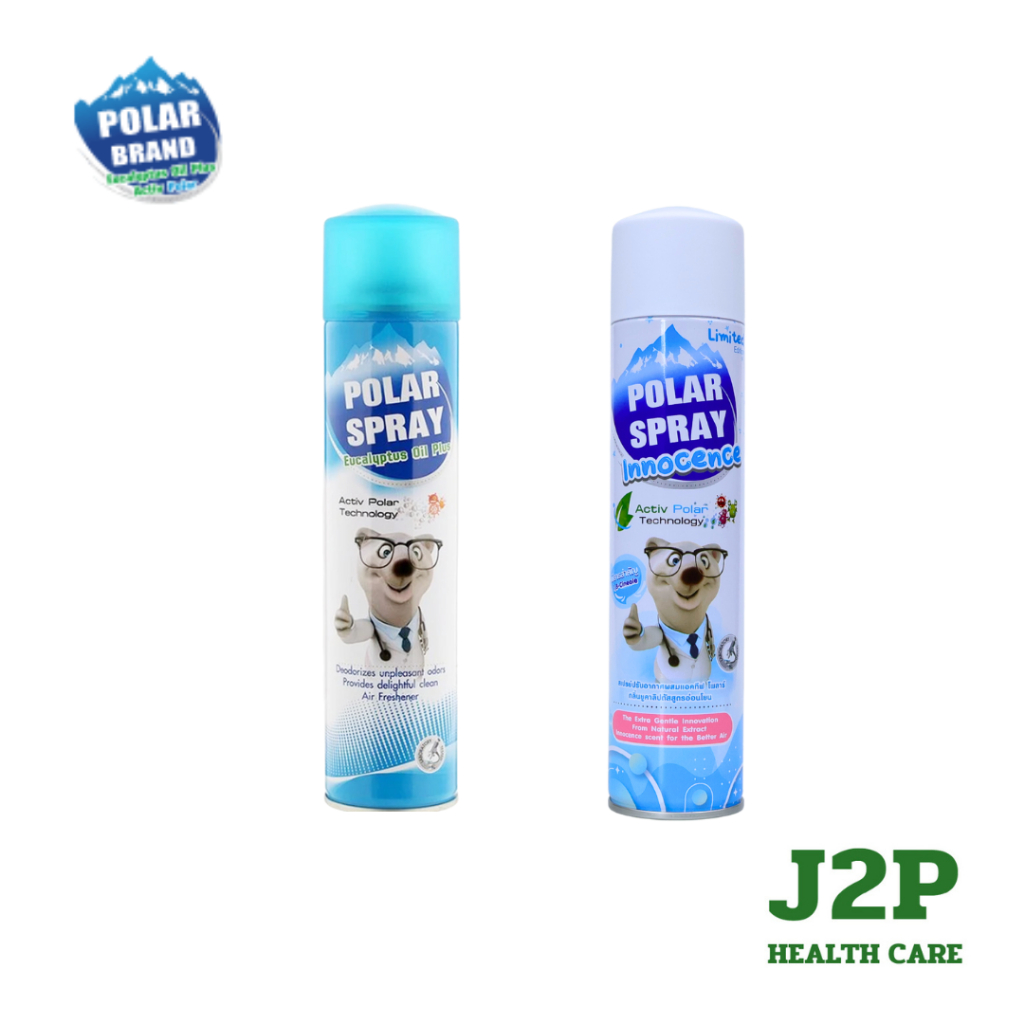 Polar Spray +POLAR SPRAY INNOCENCE โพล่าร์สเปรย์ สเปรย์ปรับอากาศ ผสมแอคทีฟโพลาร์