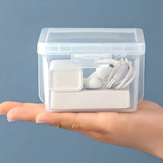 <พร้อมส่ง> กล่องจัดระเบียบ แบบใส 🗳️ Organzied Boxes วางซ้อนได้ กล่องเก็บของ จัดของ กระบอก กล่อง