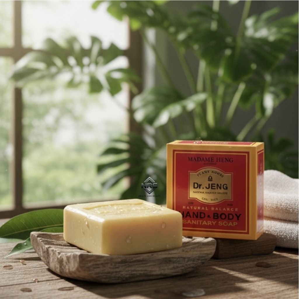 ของแท้ มาดามเฮง 50กรัม ✖ 1ก้อน สบู่ดอกเตอร์เจง แซนนิเทอรี่ แฮนด์ แอนด์ บอดี้ Hand&Body Soap