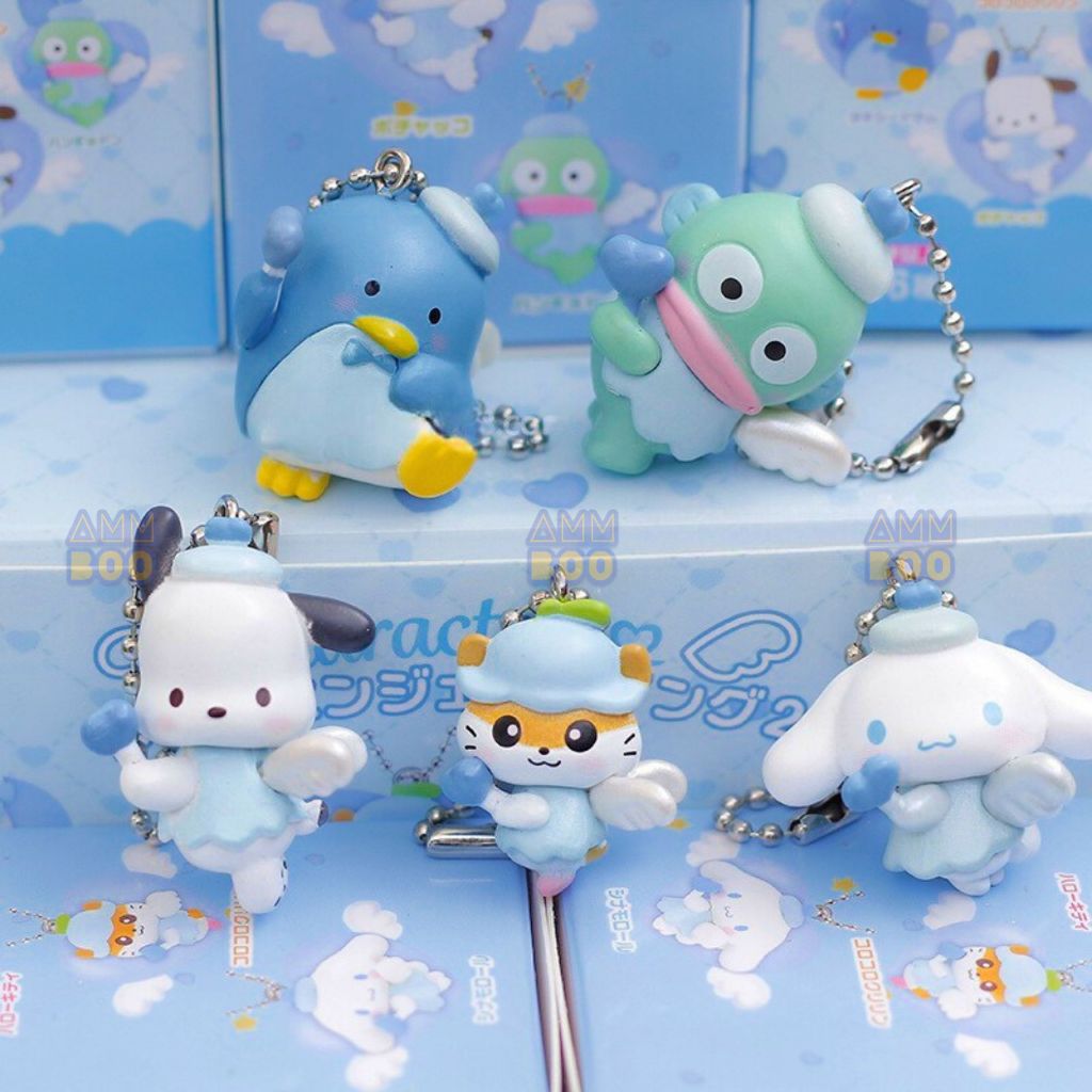 [เลือกแบบได้]  Sanrio Characters Dream Angel Swing 2 พวงกุญแจฟิกเกอร์ขนาดเล็ก สินค้าพร้อมส่ง