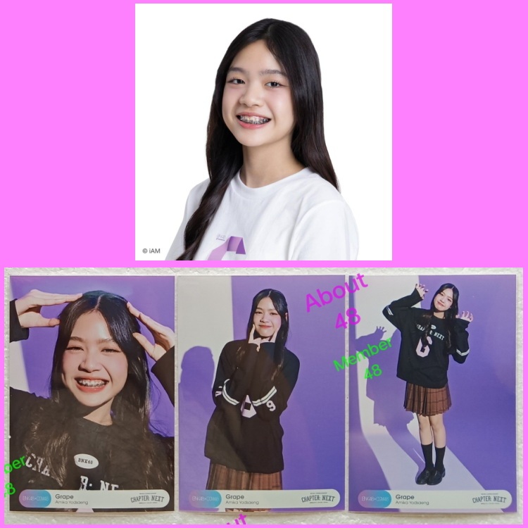 เกรฟ BNK48 (1) Photoset คอมพ์ Chapter Next คอนเสิร์ต เดบิวต์ Grape Bnk รุ่น6 (1) Comp