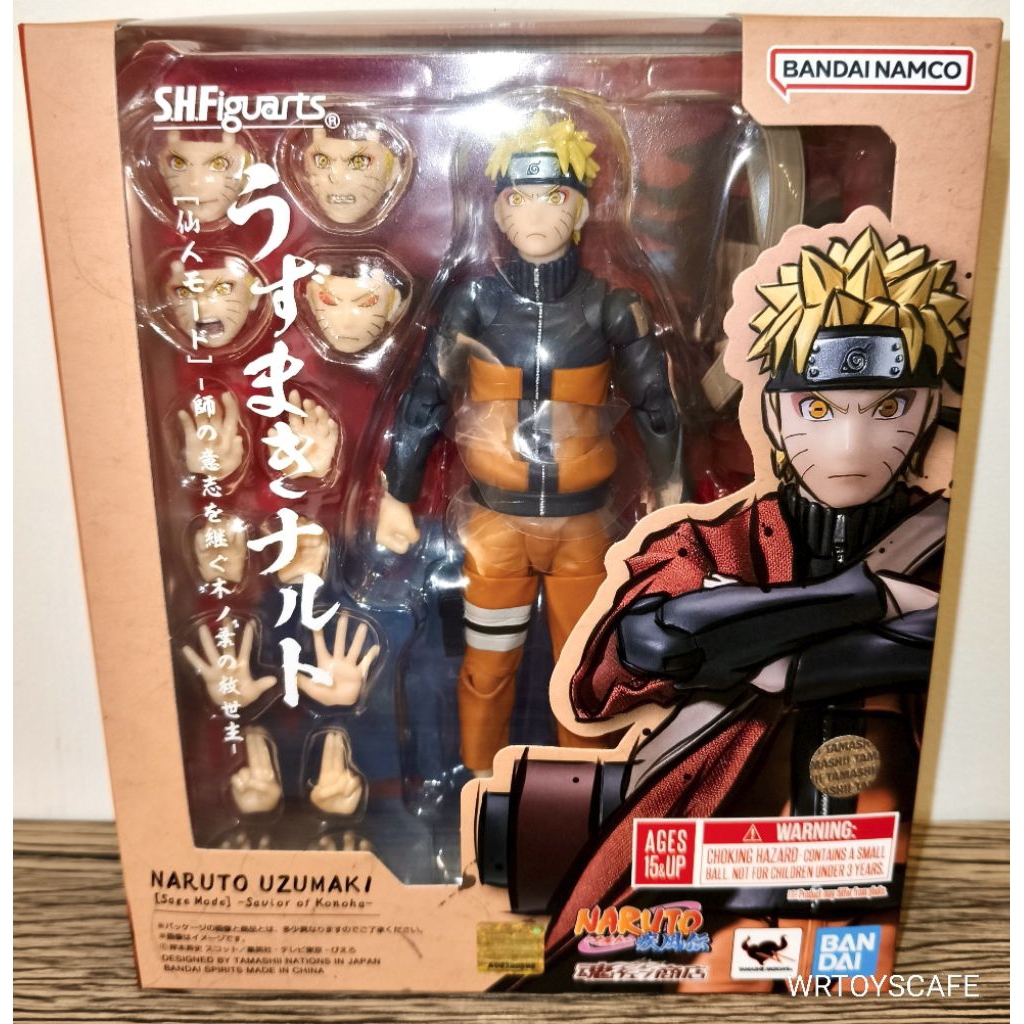 S.H.FIGUARTS NARUTO UZUMAKI SENNIN MODE มือ1