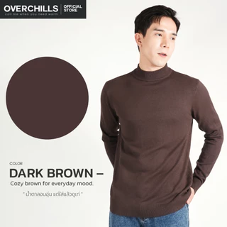 Overchills เสื้อไหมพรม​กันหนาว​ สำหรับ​ผู้ชาย​ ไซส์​ใหญ่​ เสื้อคอเต่า​ สเวต​เตอร์​ ผู้หญิง​ก้อใส่ได้​ SW0023