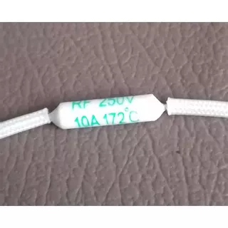 RF Fuse Ceramic 130°C155°C,165°C,172°C ,192°C,200°C ,216°C10A Lenght 9 cm.
