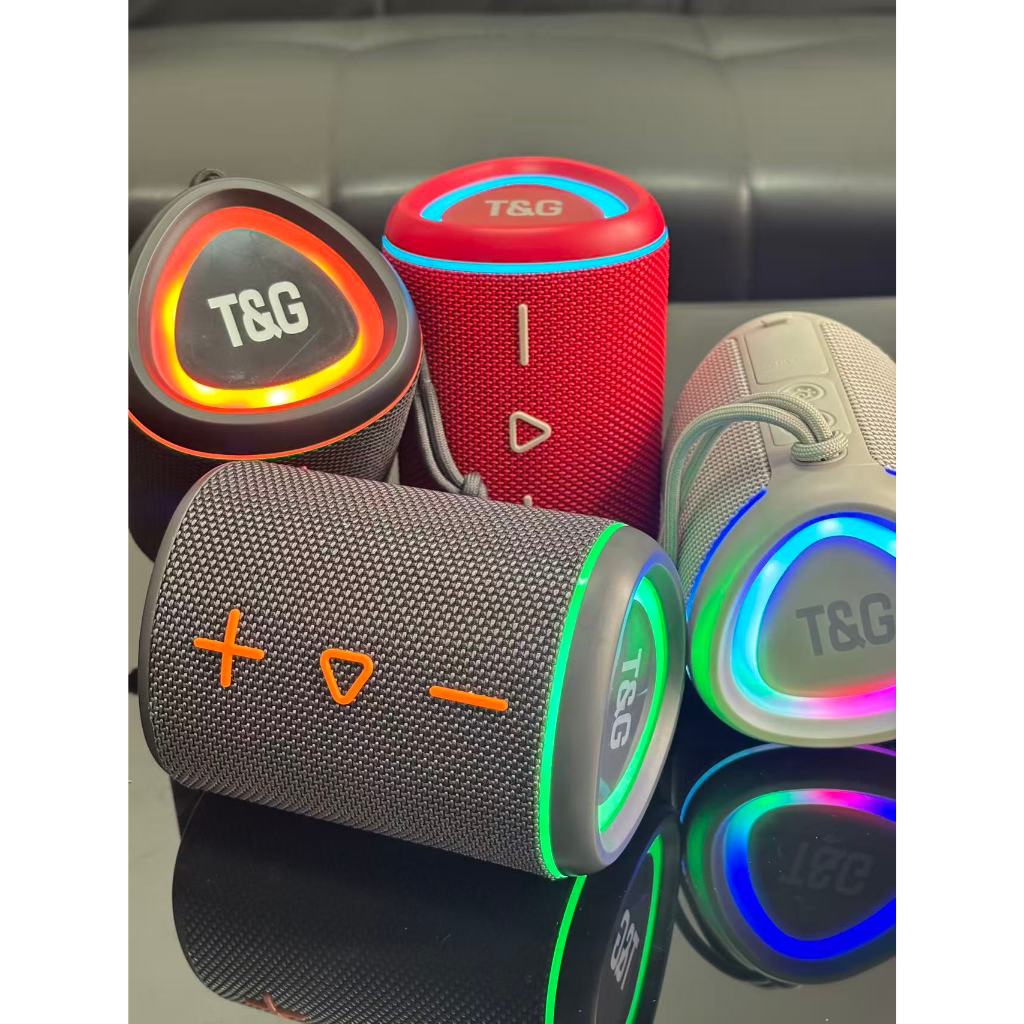 ลำโพงบลูทูธ TG-466 กำลังขับ10W ปรับ-ปิดไฟได้ พกพาง่าย รองรับ USB TF เพิ่ม-ลดเสียงได้ มีสายแจ็คแถมให้