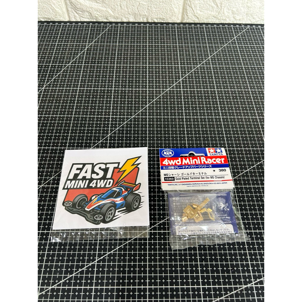 TAMIYA 15360 Gold Plated Terminal Set (for MS MA Chassis) สะพานไฟ ทอง