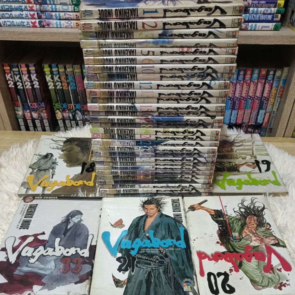 vagabond ขายแยกเล่ม 1-37สภาพเช่าดี มีร้อยเชือกนะ