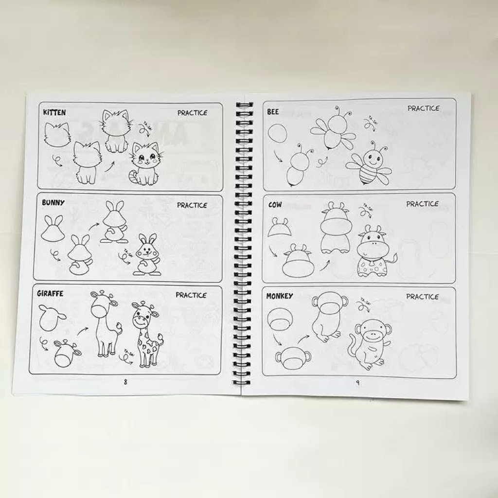 📖พร้อมส่ง📖สมุดวาดภาพ 300 แบบ🐣🐰 - รูปที่ 5