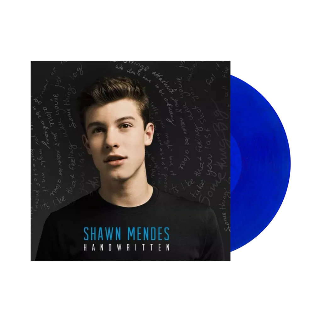 Shawn Mendes Handwritten Blue Vinyl