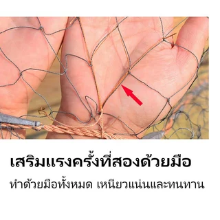 แหฝรั่ง แหจับปลา แหปลาซิว ด้ายไนล่อน ตาแหกว้าง 2เซน บานสุด 8ศอก-16ศอก ขึ้นเพลาพร้อมใช้งาน ลูกหนัก แห