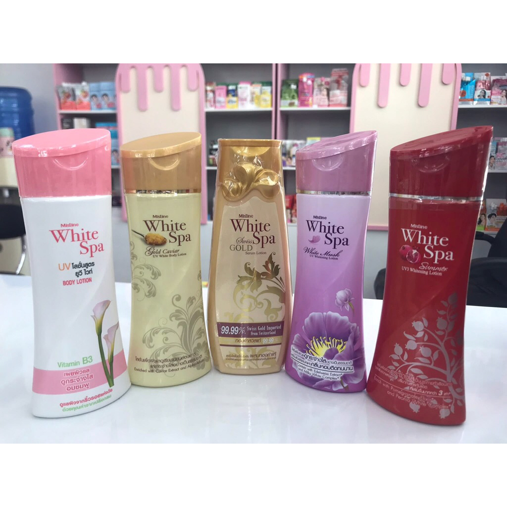โลชั่น Mistine White Spa ผลิตภัณฑ์บำรุงผิวกาย/200ml