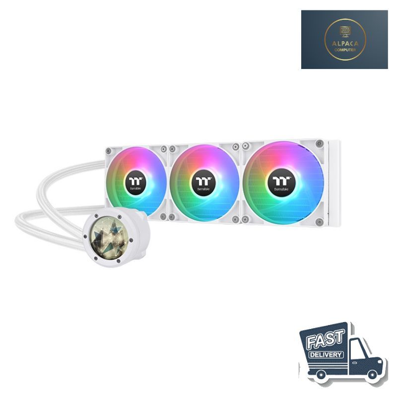 THERMALTAKE AIO LIQUID COOLER TH360 V2 ULTRA ARGB SYNC SNOW EDITION  : CL-W405-PL12SW-A สินค้าพร้อมส
