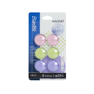 Bantex หมุดติดกระดาน หมุดแม่เหล็ก แม่เหล็กติดตู้เย็น สีพาสเท…