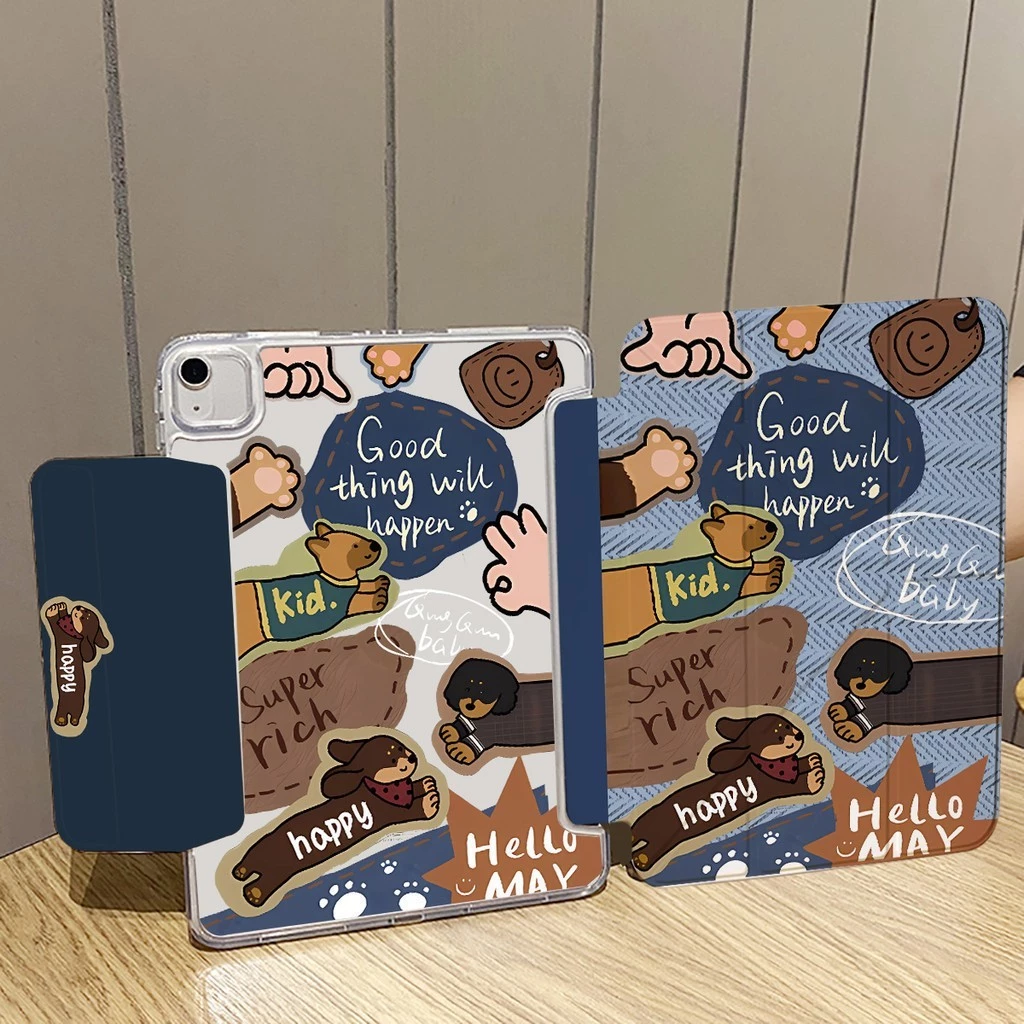 เคส iPad ปกหนัง Y-fold Gen10/11 Air4/5/6/7 M3 Mini6/7 Pro11 A16 thumbnail 9