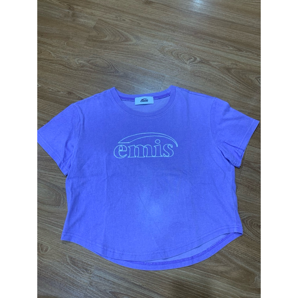 เสื้อemisจากเกาหลีสีม่วง