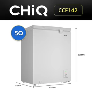 CHiQ [ส่งฟรี+ประกัน3ปี] ตู้แช่ 2 ระบบ (แช่เย็น/แช่แข็ง) ขนาด 5/7 คิว/142/199L รุ่น CCF142/CCF199