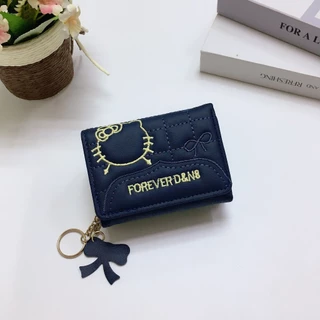 P28#กระเป๋าสคางค์ราคาถูก ใบสั้น3พับ กระเป๋าสตางค์ผู้หญิง กระเป๋าสตางค์ผู้หญิง ใบสั้นมาใหม่ ขนาด10.5*8cm