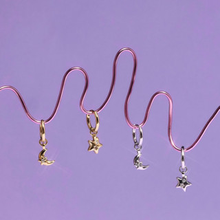 YVIS Midnight Hoop Brass Earring - Bedtime Story