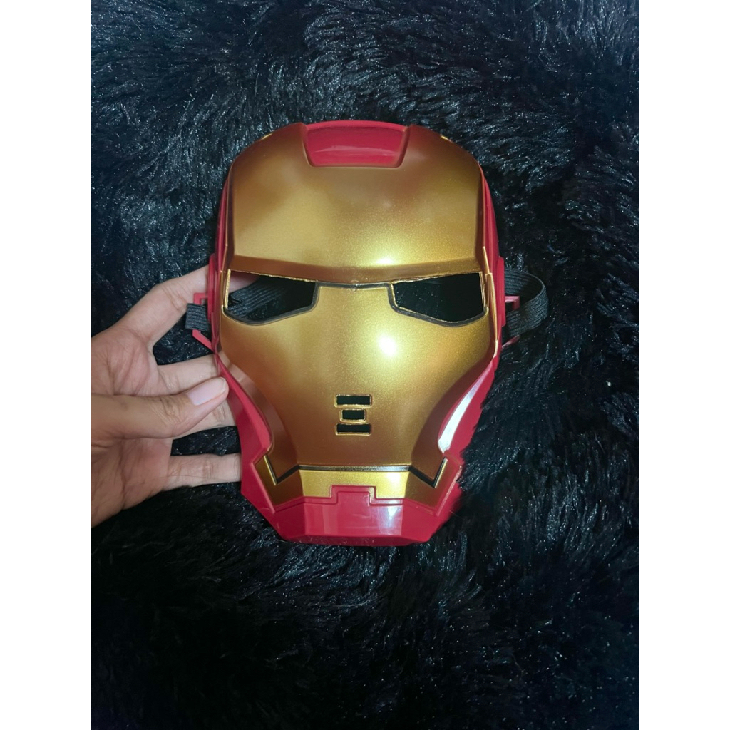 พร้อมส่งจากไทย หน้ากากไอรอนแมน หน้ากาก ไอร่อนแมน หน้ากากเด็ก ไอรอน ironman ไม่มีไฟ