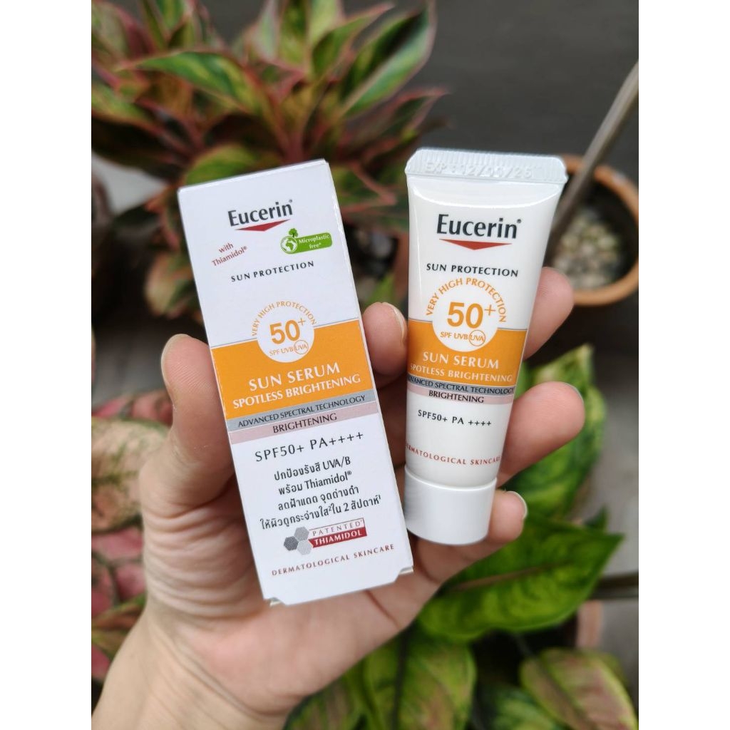 Eucerin sun serum spotless brightening spf50 ขนาด7ml
