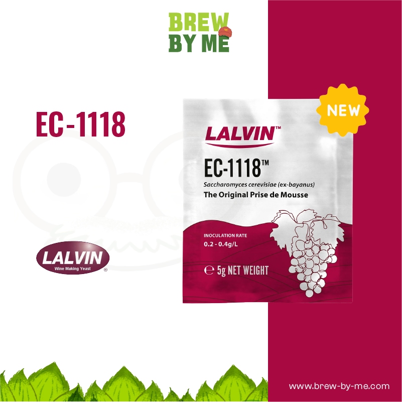 ยีสต์หมักไวน์ Lalvin EC-1118 #homebrew #ทำไวน์
