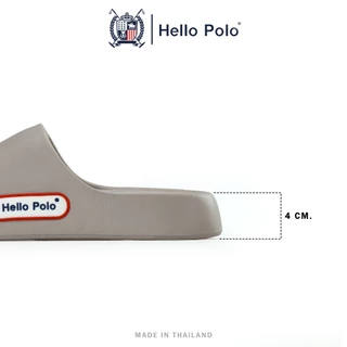 Hello Polo รองเท้าแตะลำลอง น้ำหนักเบา เดินนานไม่เมื่อย กันลื่น กันน้ำ ใส่ชิลล์ ใส่ได้ทุกวัน รุ่น HP8058