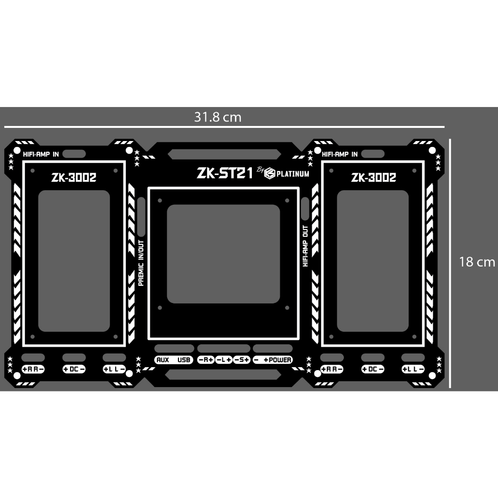 ฐานรอง step up 1800, ZK-3002, ZK-ST21, Step Dows+RGB CoolMoon