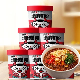 วุ้นเส้นหม่าล่า เผ็ดเปรี้ยว อร่อย ซุปเข้มข้น72g 食族人