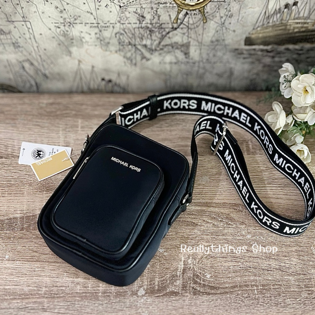 [ลดเพิ่ม:โค้ดคุ้ม+โค้ดร้านค้า]{แท้💯%📮พร้อมส่ง+ส่งฟรี} กระเป๋า MK Khai Nylon Crosbody Bag
