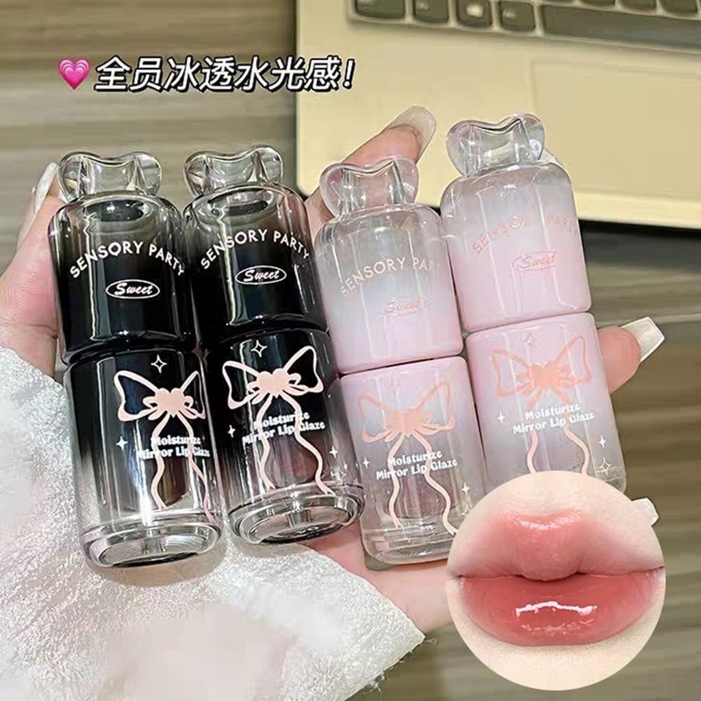 พร้อมส่ง ❤️ครบทั้ง6สี❤️ลิป SENSORY PARTY-Butter Soft HoneyMirror Lip Glaze