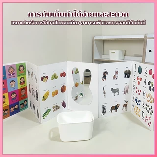 ของเล่นเด็กทารก flashcard เด็กทารก การ์ดเสริมพัฒนาการสายตา โปสเ ตอร์เด็ก 2 ภาษา แฟลชการ์ดขาวดำ บัตรภาพ