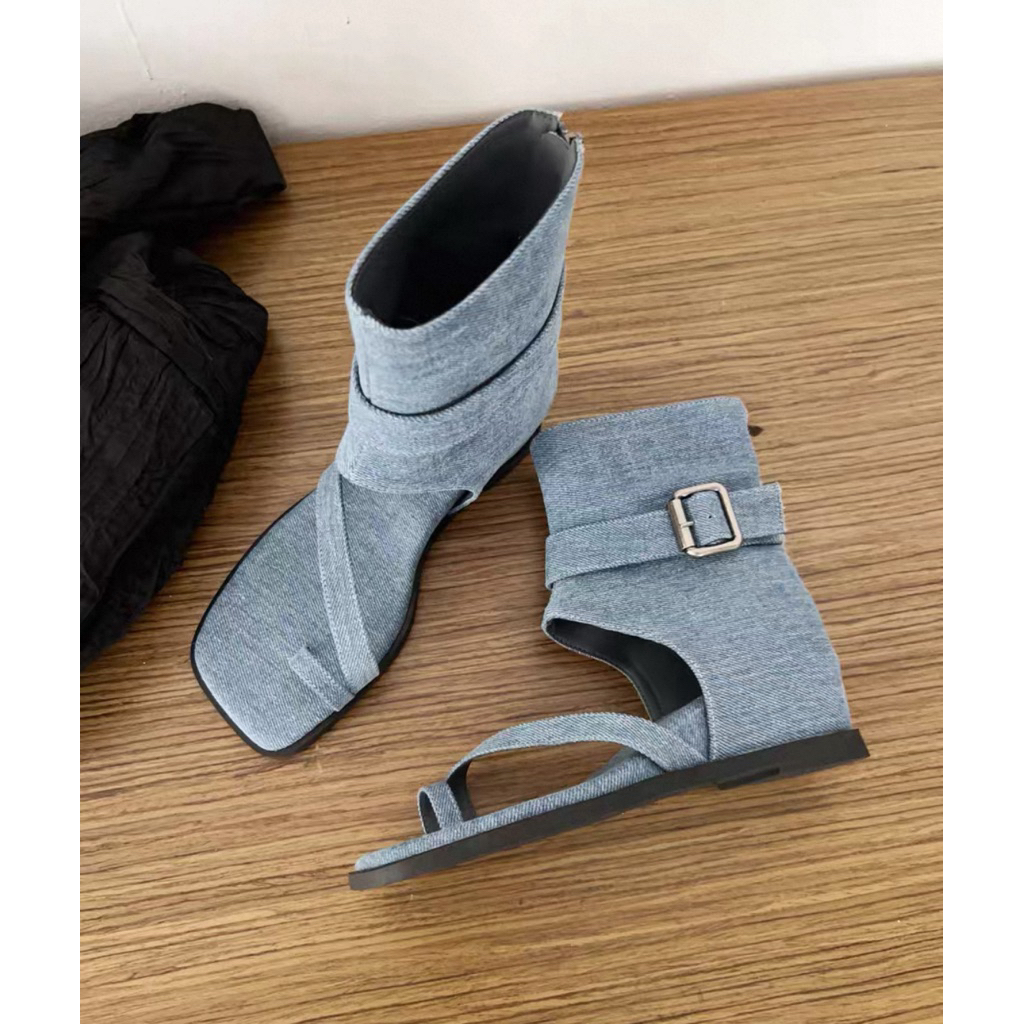 [ส่งด่วนถึงภายใน3ชม.ได้] Chole G:Baby Velvet Shoes รองเท้าแตะแฟชั่นสุดฮิต(SH0214) ไซส์35-42 ราคา ถูกที่สุด ดีลบีเคเค แกลเลอรีภาพที่ 6