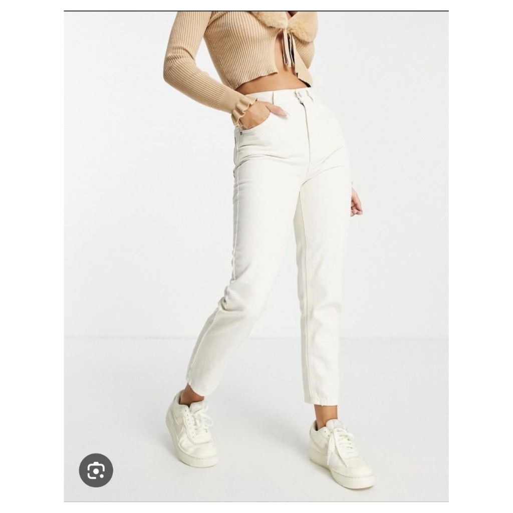 Pull & Bear Mom jeans กางเกงยีนส์เอวสูงทรงมัม