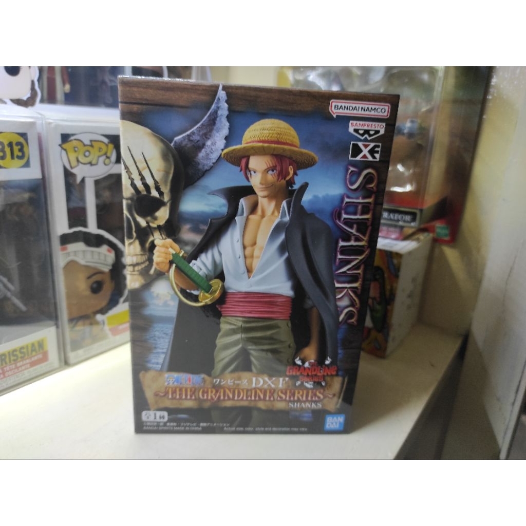 Banpresto One Piece DXF The Grandline Series Shanks  (Figure)งานแท้มือ1 กล่องสวย 
#One_Piece
#Shanks