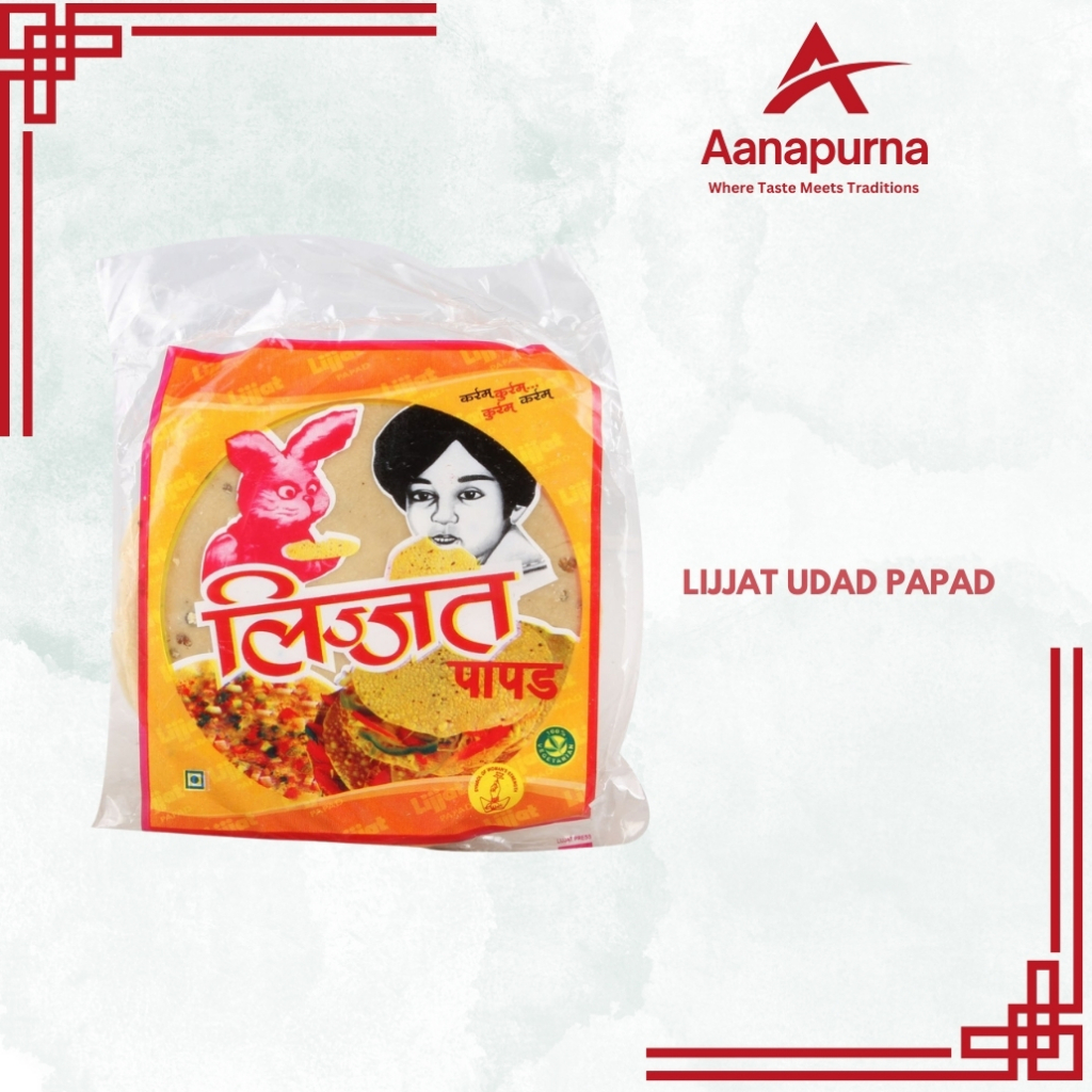 Lijjat Udad Papad (200 Grams)