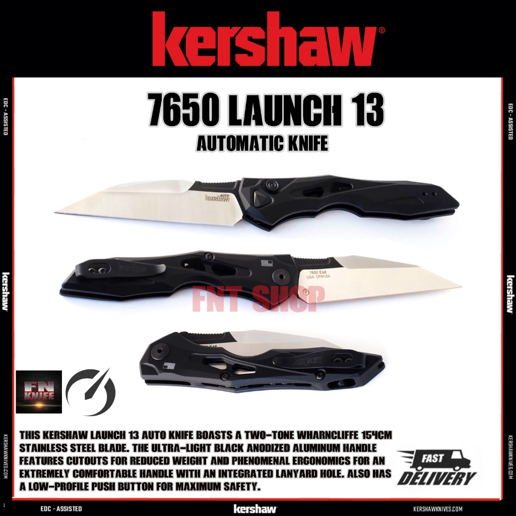 มีดพับ มีดพกพา Kershaw Launch 13 - Model 7650