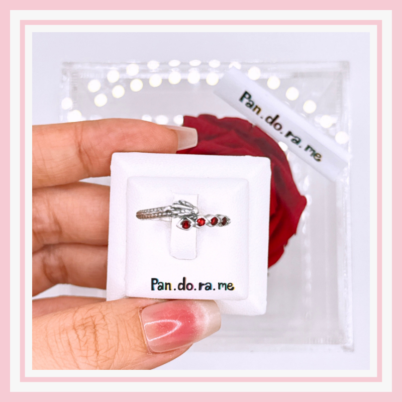 [พร้อมส่ง สินค้าแท้ 💯 ]  **แถมกล่อง แหวน Got Game of Thrones Dragon Sparkling Ring