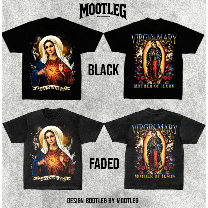Mootleg | Virgin Mary | Semi-Oversized | 100% Cotton