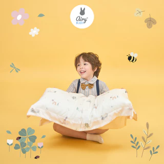 New! Airy® KIDS Kids Pillow 3-9Y หมอนหนุนกันไรฝุ่น สำหรับเด็กอายุ 3-9 ปี