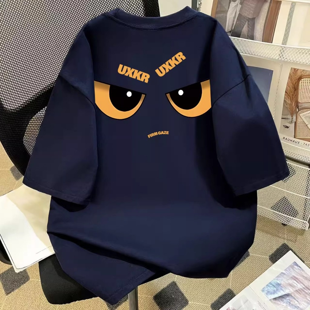 【สาวอวบ】✨เสื้อยืด แขนสั้น ใส่สบาย ลายการ์ตูน แฟชั่นเกาหลี เสื้อยืดคอกลม oversize เสื้อยืดคู่รัก