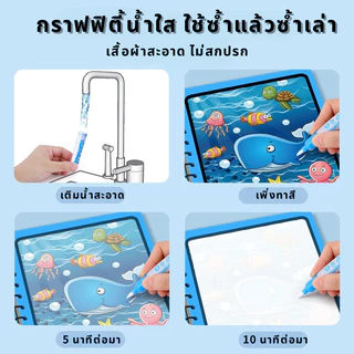 สมุดวาดรูป , ฝึกสมาธิ，หนังสือวาดภาพสีน้ำวิเศษ,ของเล่นเด็ก,ชุดหนังสือวาดภาพ, หนังสือกราฟฟิตี, ของเล่นที่ล้างทำความสะอาดได