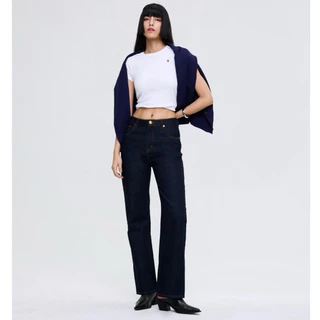 MOTTOM - INDY Mid Rise Straight Leg Jeans | INDY กางเกงยีนส์ขากระบอกเอวเล็ก
